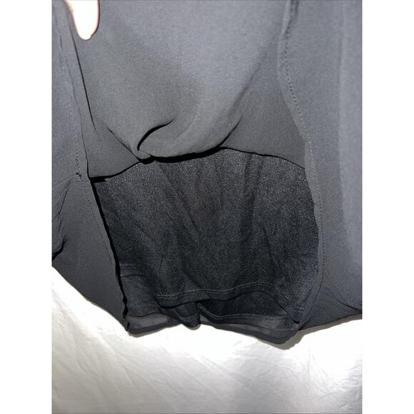 Lily White Semi Sheer Black Lined Blouse Top Women’s Small NWT - Picture 7 of 13